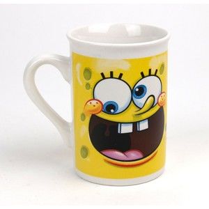 2011 Sponge Bob Square Pants Dual Face Coffee Mug Cup By Frankford Candy LLC